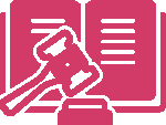 Gavel and book icon